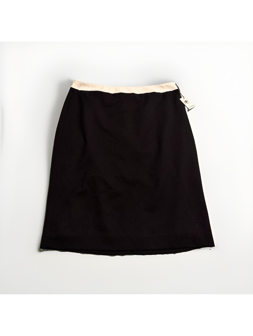 Calvin Klein Women's Size 12 Black Pencil Midi Modest Skirt NWT